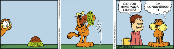 Komiksy garfield - komiks z dnia 05/03/2013