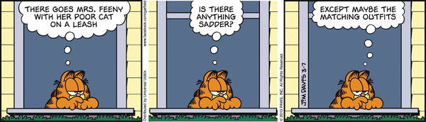 Komiksy garfield - komiks z dnia 07/03/2013