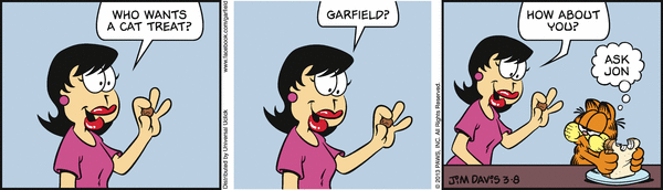 Komiksy garfield - komiks z dnia 08/03/2013