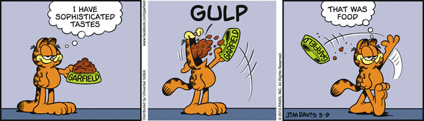 Komiksy garfield - komiks z dnia 09/03/2013