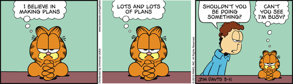 Komiksy garfield - komiks z dnia 11/03/2013