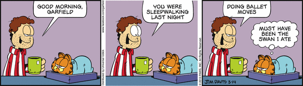 Komiksy garfield - komiks z dnia 14/03/2013