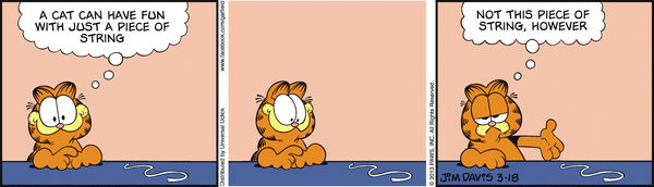 Komiksy garfield - komiks z dnia 18/03/2013