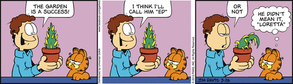 Komiksy garfield - komiks z dnia 26/03/2013