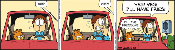 Komiksy garfield - komiks z dnia 30/03/2013
