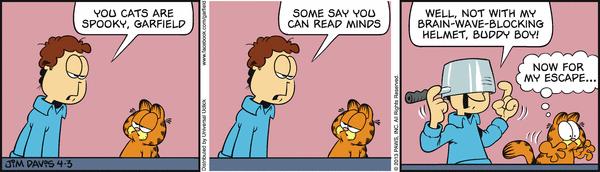 Komiksy garfield - komiks z dnia 03/04/2013