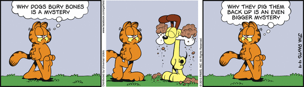 Komiksy garfield - komiks z dnia 04/04/2013