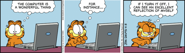 Komiksy garfield - komiks z dnia 05/04/2013