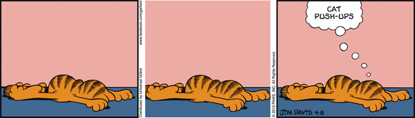 Komiksy garfield - komiks z dnia 08/04/2013