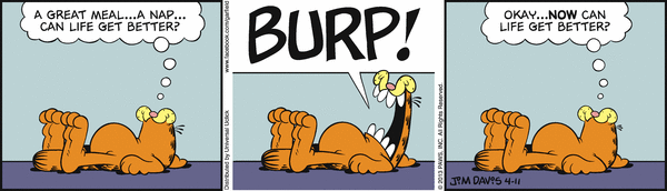 Komiksy garfield - komiks z dnia 11/04/2013