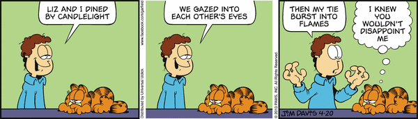 Komiksy garfield - komiks z dnia 20/04/2013