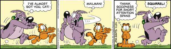 Komiksy garfield - komiks z dnia 24/04/2013