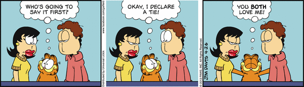 Komiksy garfield - komiks z dnia 26/04/2013