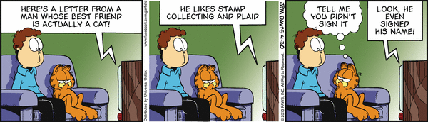Komiksy garfield - komiks z dnia 30/04/2013