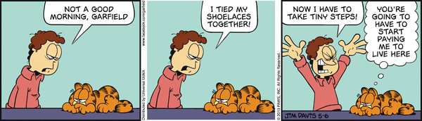 Komiksy garfield - komiks z dnia 06/05/2013