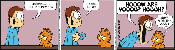 Komiksy garfield - komiks z dnia 10/05/2013