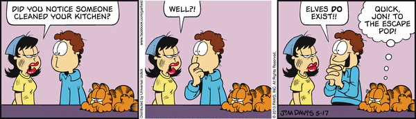 Komiksy garfield - komiks z dnia 17/05/2013