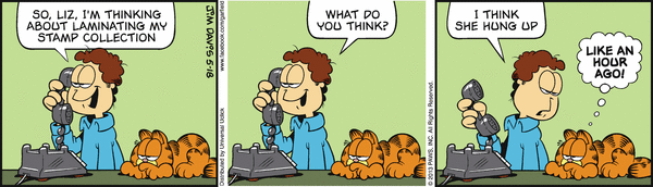 Komiksy garfield - komiks z dnia 18/05/2013