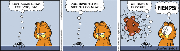 Komiksy garfield - komiks z dnia 22/05/2013