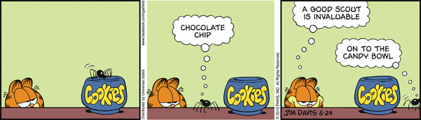 Komiksy garfield - komiks z dnia 24/05/2013