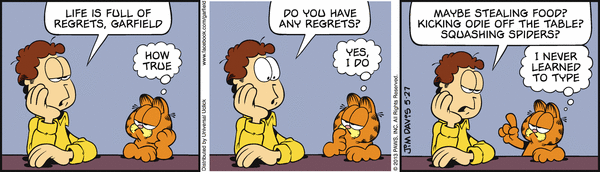 Komiksy garfield - komiks z dnia 27/05/2013