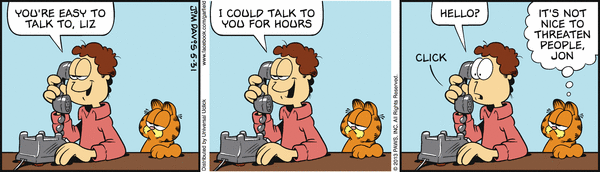 Komiksy garfield - komiks z dnia 31/05/2013