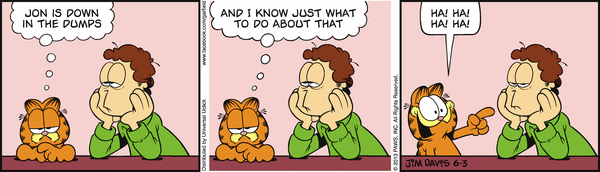 Komiksy garfield - komiks z dnia 03/06/2013