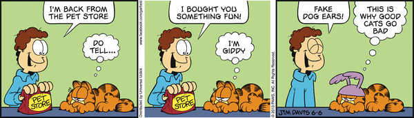 Komiksy garfield - komiks z dnia 06/06/2013