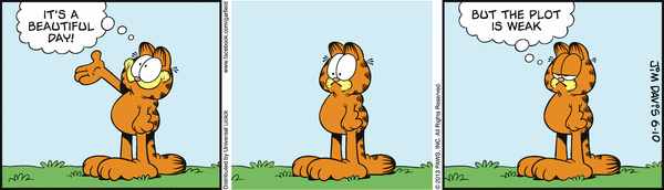 Komiksy garfield - komiks z dnia 10/06/2013