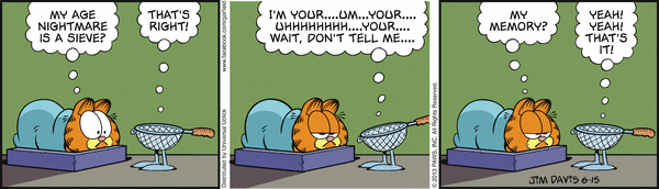 Komiksy garfield - komiks z dnia 15/06/2013