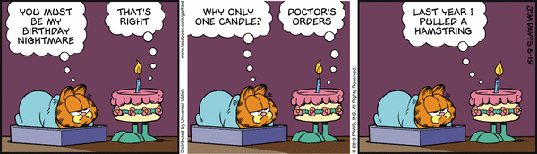 Komiksy garfield - komiks z dnia 19/06/2013