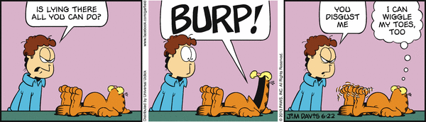 Komiksy garfield - komiks z dnia 22/06/2013