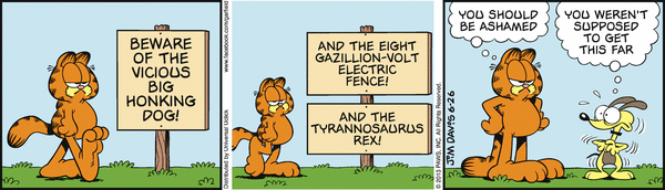 Komiksy garfield - komiks z dnia 26/06/2013