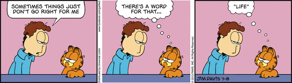 Komiksy garfield - komiks z dnia 08/07/2013