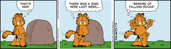 Komiksy garfield - komiks z dnia 09/07/2013