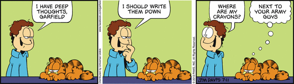 Komiksy garfield - komiks z dnia 11/07/2013