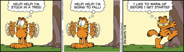 Komiksy garfield - komiks z dnia 18/07/2013