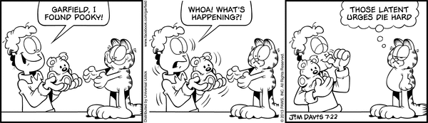 Komiksy garfield - komiks z dnia 22/07/2013