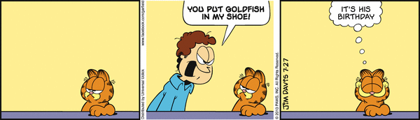 Komiksy garfield - komiks z dnia 27/07/2013