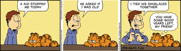 Komiksy garfield - komiks z dnia 29/07/2013