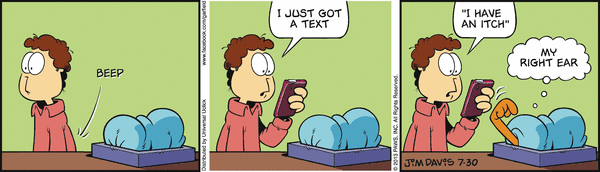 Komiksy garfield - komiks z dnia 30/07/2013