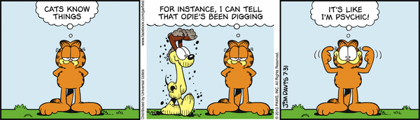 Komiksy garfield - komiks z dnia 31/07/2013