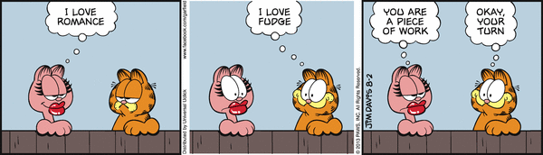 Komiksy garfield - komiks z dnia 02/08/2013