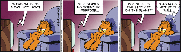 Komiksy garfield - komiks z dnia 06/08/2013