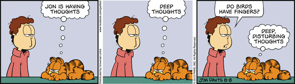 Komiksy garfield - komiks z dnia 08/08/2013