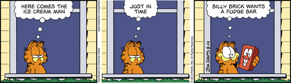 Komiksy garfield - komiks z dnia 14/08/2013