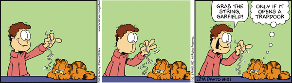 Komiksy garfield - komiks z dnia 21/08/2013
