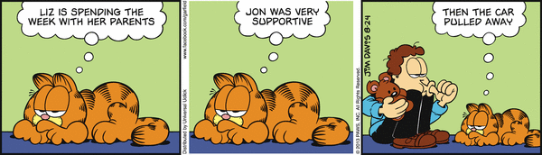 Komiksy garfield - komiks z dnia 24/08/2013