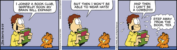 Komiksy garfield - komiks z dnia 29/08/2013