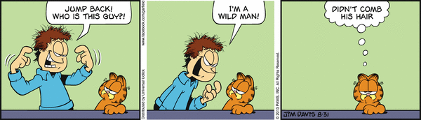 Komiksy garfield - komiks z dnia 31/08/2013